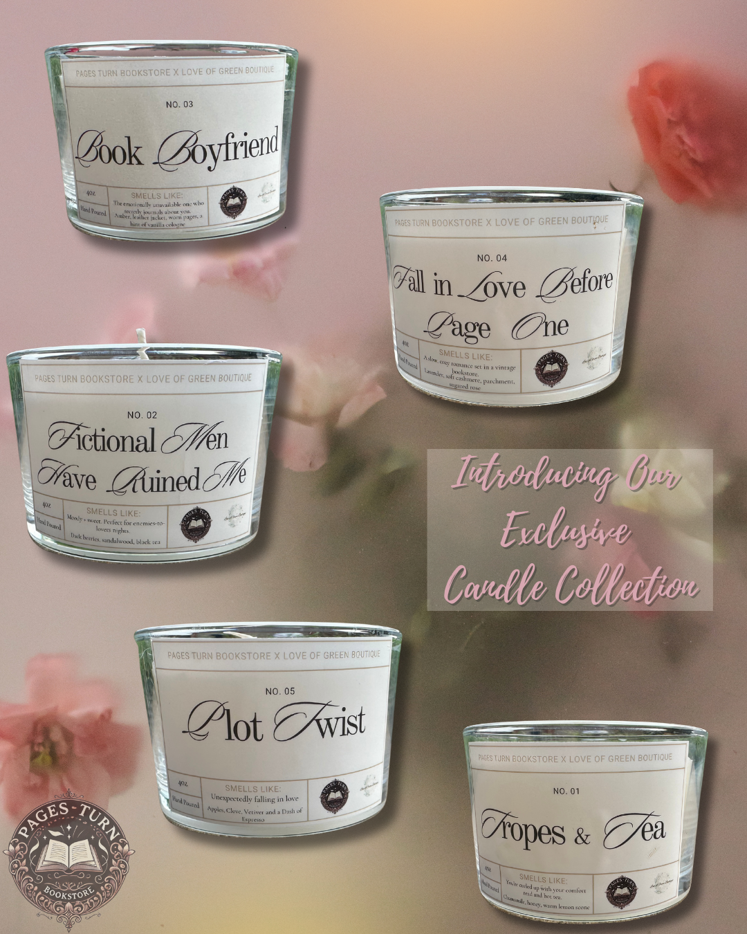 Bookish Candles